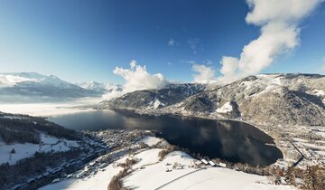 Ausblick vom Mitterberg auf den Zeller See | © Zell am See-Kaprun Tourismus